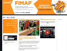 Tablet Screenshot of fimap.exponor.pt