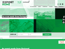 Tablet Screenshot of exporthome.exponor.pt