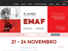 Tablet Screenshot of emaf.exponor.pt