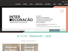 Tablet Screenshot of interdecoracao.exponor.pt