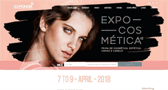 Desktop Screenshot of expocosmetica.exponor.pt